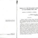 Scan | Sentencia de la Corte Internacional de Justicia en el caso Nottebohm | Dr. Adolfo Molina Orantes | Abril 6, 1955