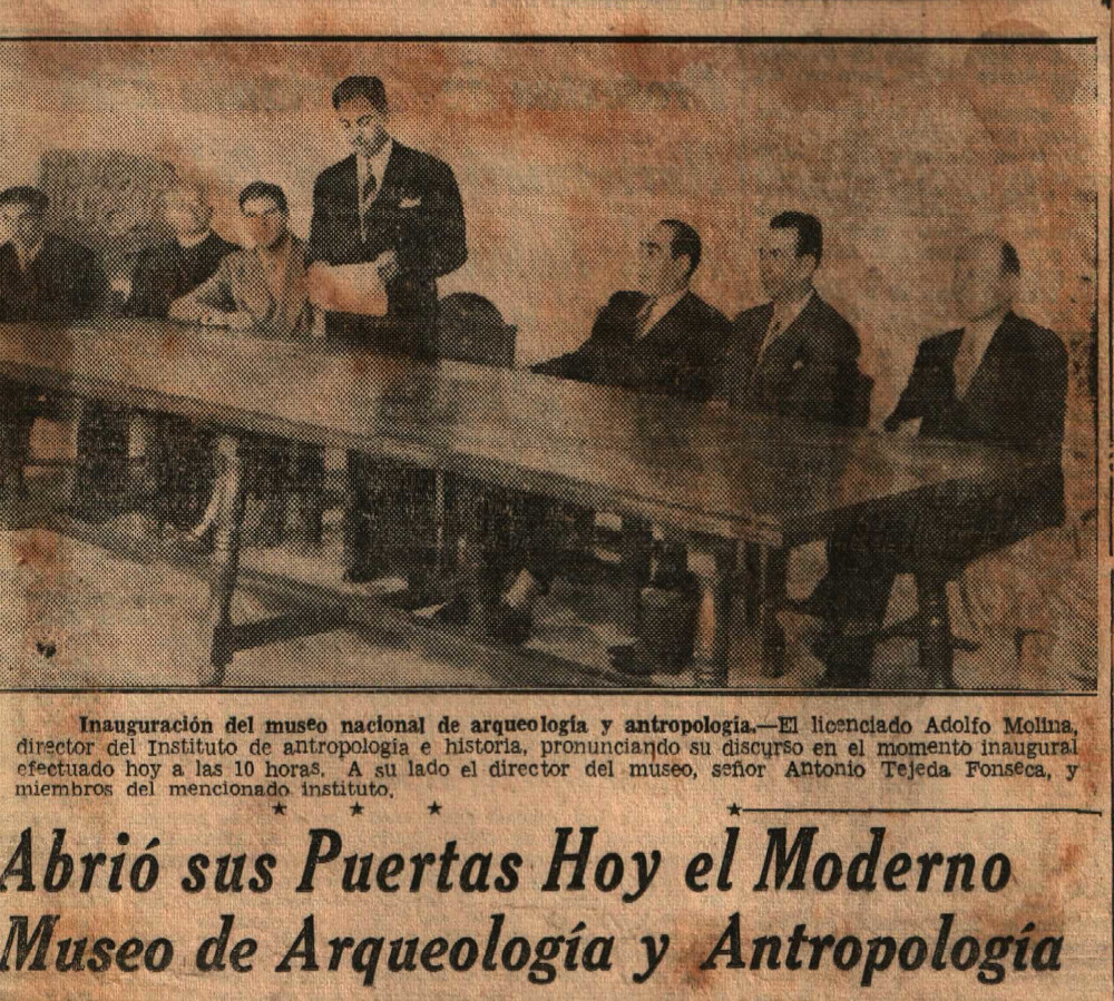 En este momento estás viendo Abre sus Puertas el Museo de Arqueología y Antropología (1948)